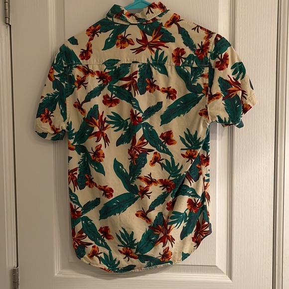 Barque Tropical Print Short Sleeve Shirt - Picture 3 of 4